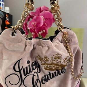 Juicy Couture Blush and Gold Shoulder Bag